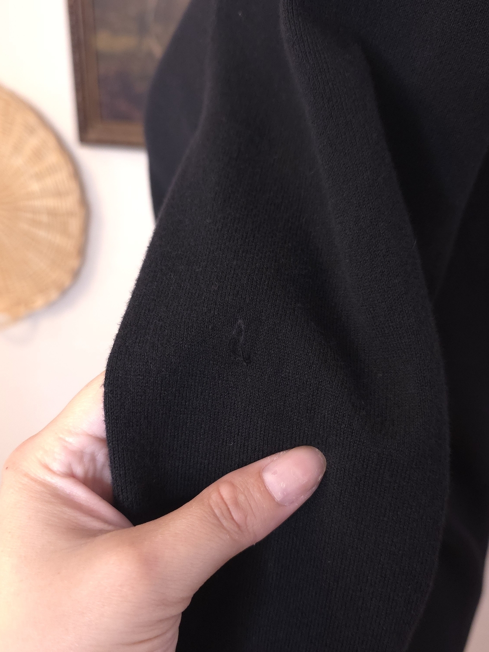 Talbots Black Turtleneck Sweater Size Small Classic Long Sleeve Knit Old Money - Picture 3 of 13
